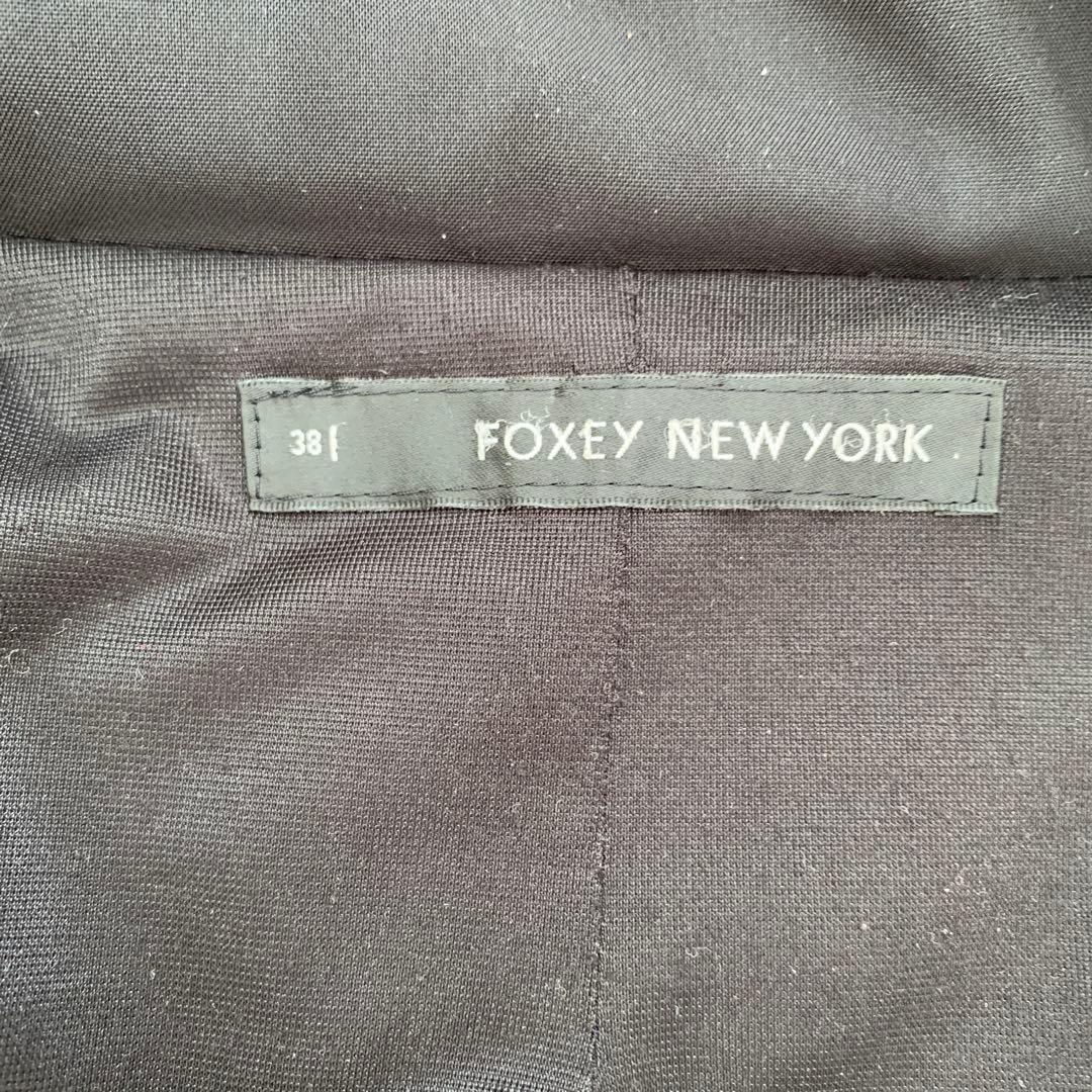 フォクシーニューヨーク　中綿 2WAYコート　38 ブラック