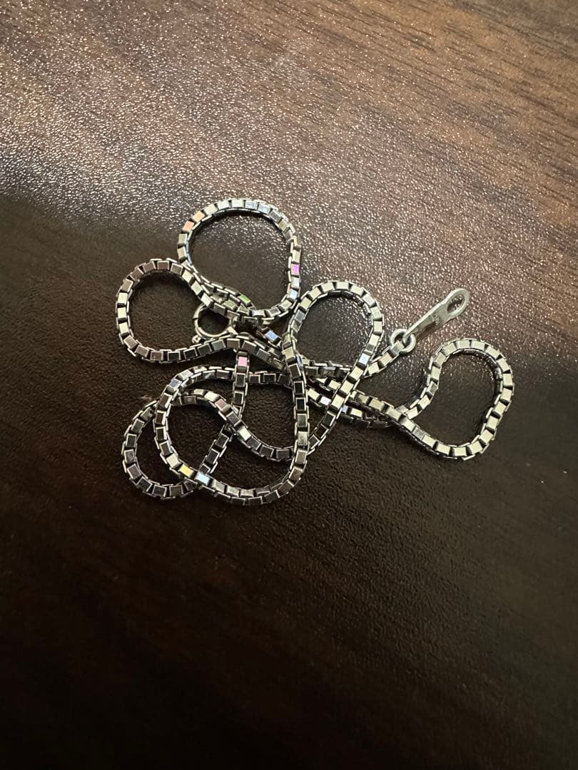 m*i様 【希少】 ヴィンテージ プラチナネックレス　90s00s 40cm 純