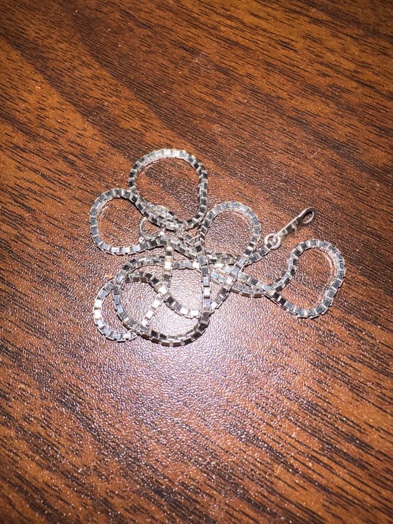 m*i様 【希少】 ヴィンテージ プラチナネックレス　90s00s 40cm 純