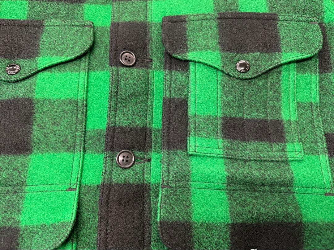 【希少サイズ38】USA製 フィルソン マッキーノクルーザー グリーン×ブラック