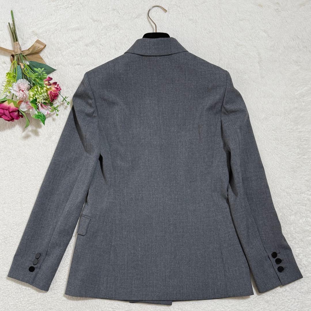 極美品　アルアバイル リオペルオックスダブルジャケット グレー　2023年