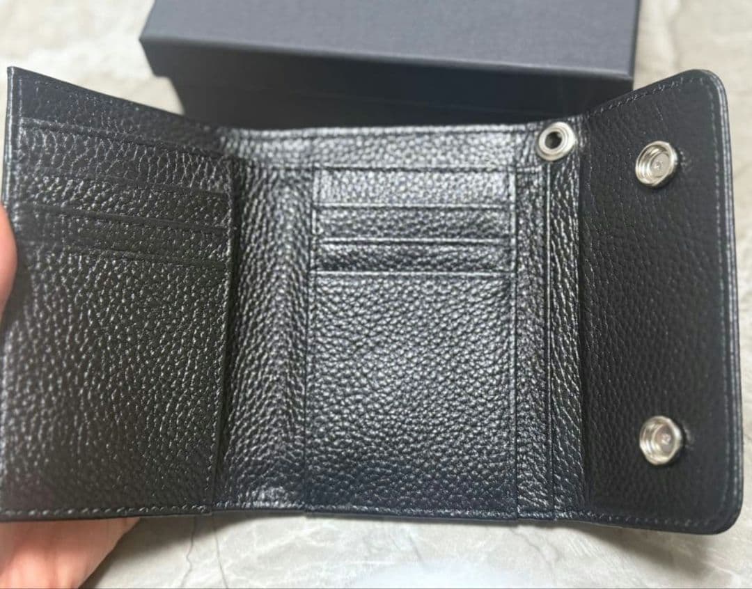 【Silver925+極厚レザー】　ミニ財布