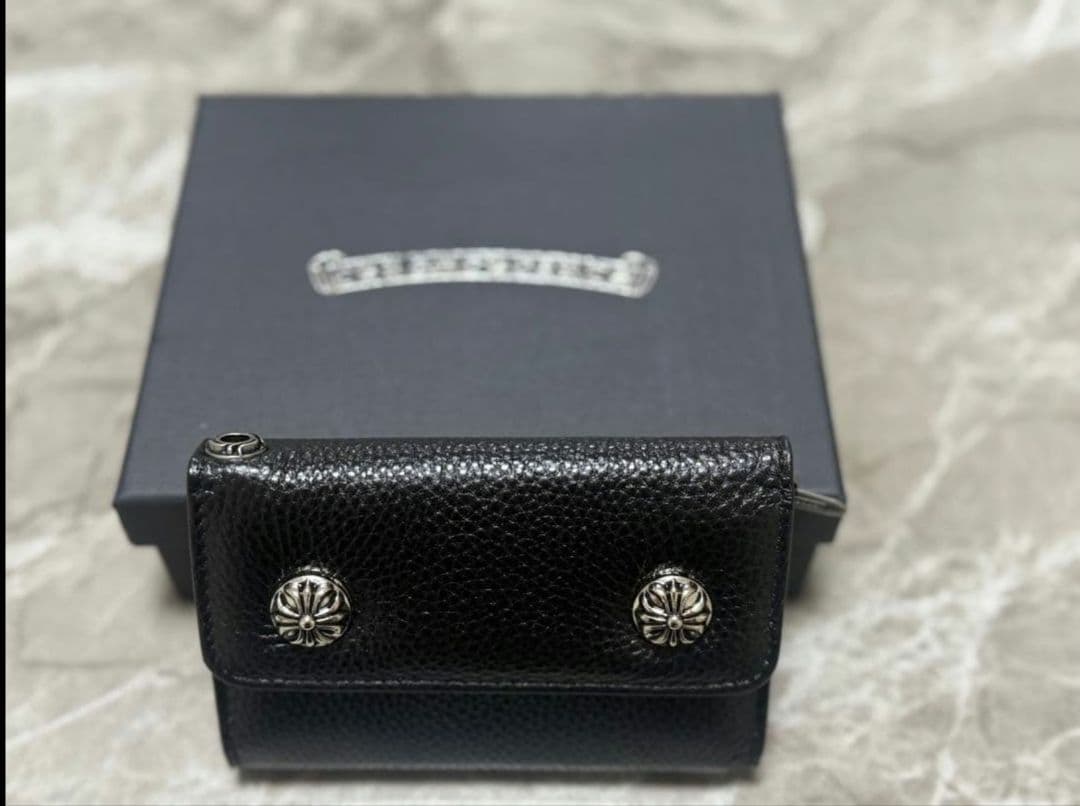 【Silver925+極厚レザー】　ミニ財布