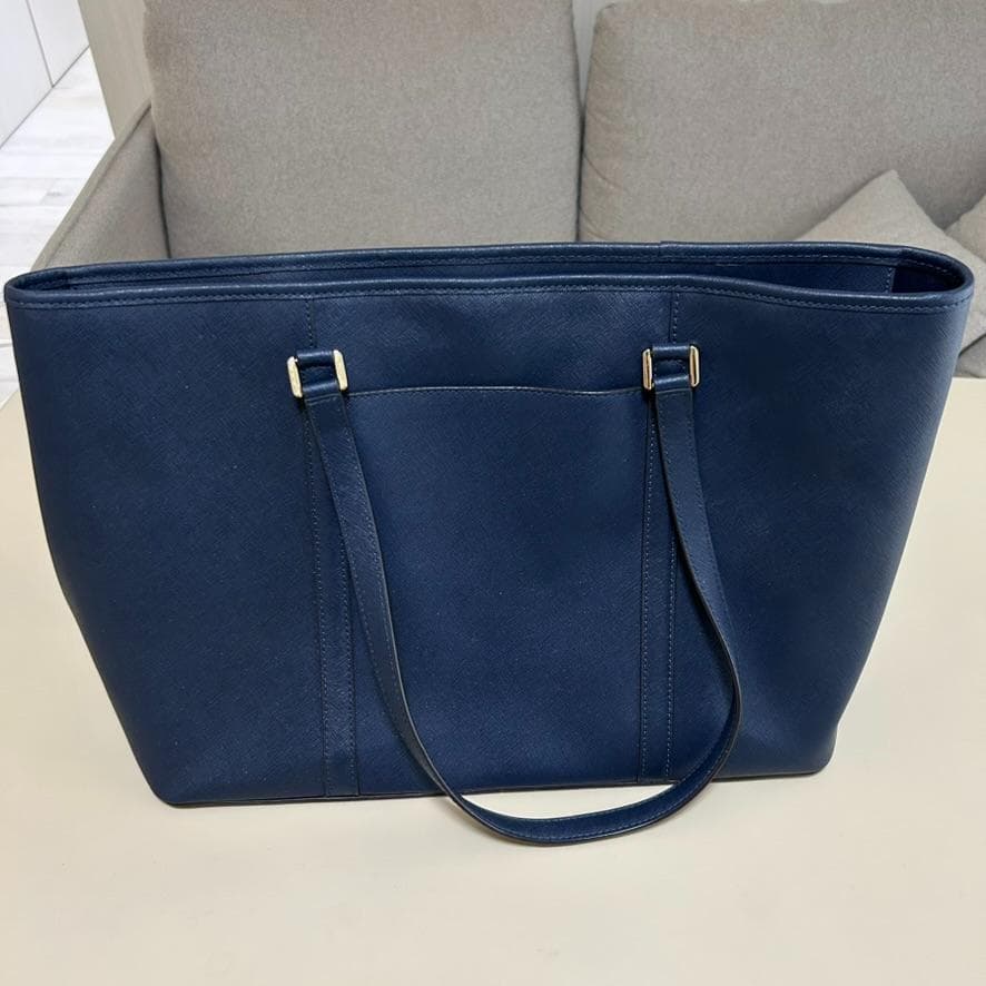 【美品】MICHAEL KORS マイケルコース A4 ネイビー トートバッグ