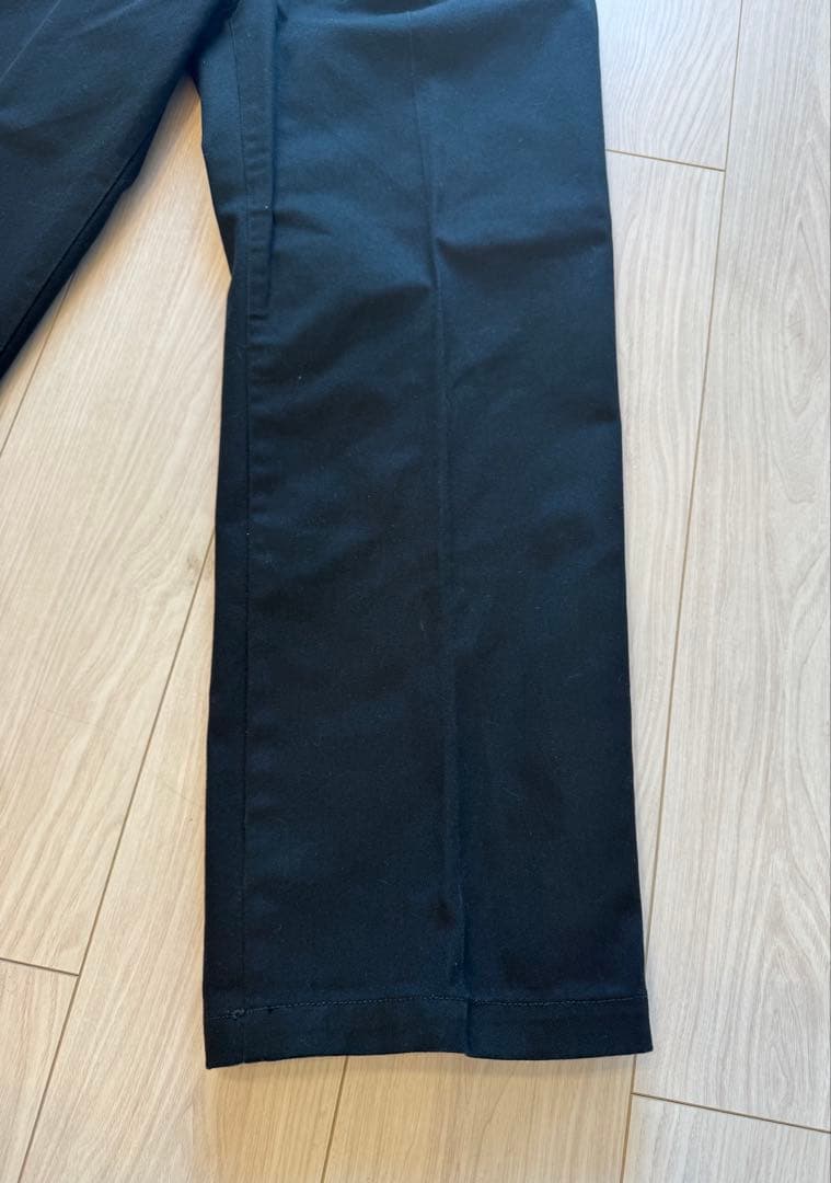 ワコマリア ディッキーズ L 24FW ブラック PLEATED TROUSER