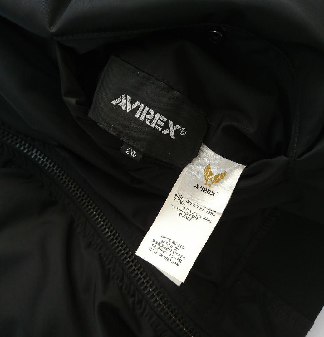 フランキーさん AVIREX✨MA-1 ジミヘン XXL 黒 リバーシブル