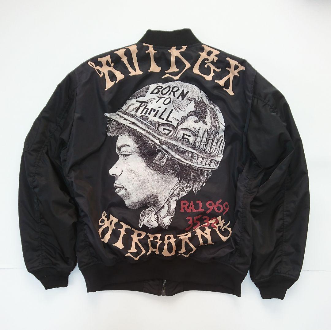 フランキーさん AVIREX✨MA-1 ジミヘン XXL 黒 リバーシブル