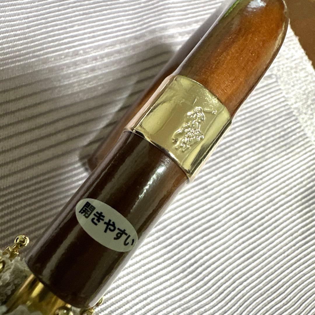 新品未使用タグ付　日本製ポロラルフローレン上質な晴雨兼用パラソルロゴ刺繍＆レース