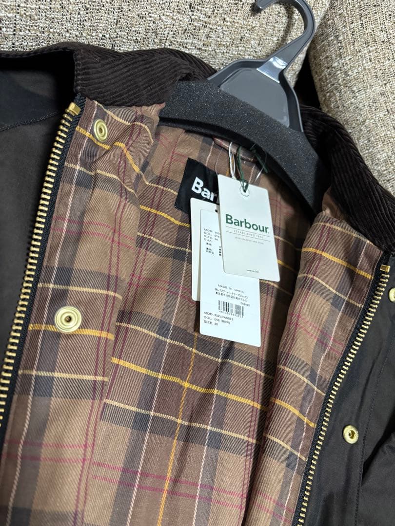 新品【別注】＜Barbour＞TRANSPORT ジャケット36
