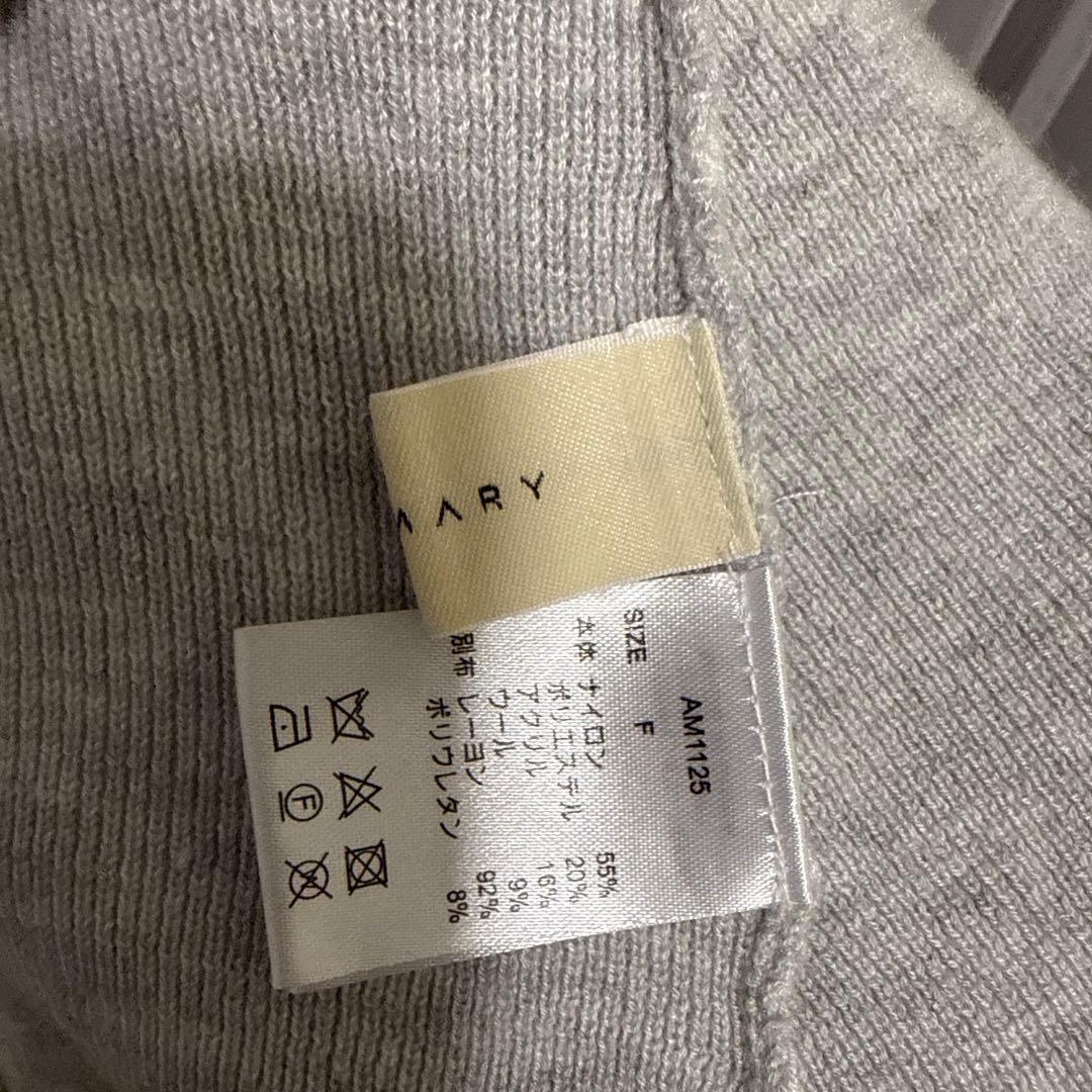 ワンピース andmary Helen knit flare mini dress