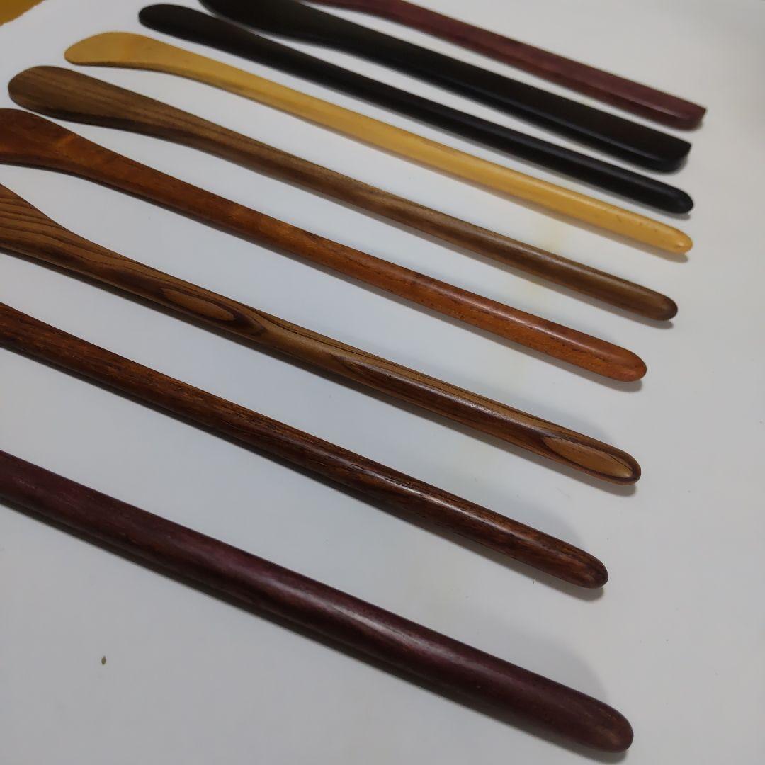 『＊零＊』銘木のバターナイフ&マドラー&デザートスティック等