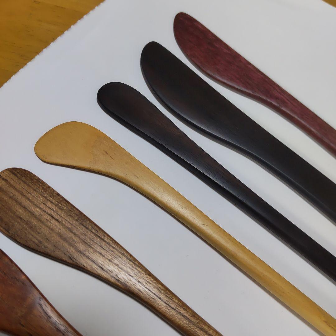 『＊零＊』銘木のバターナイフ&マドラー&デザートスティック等
