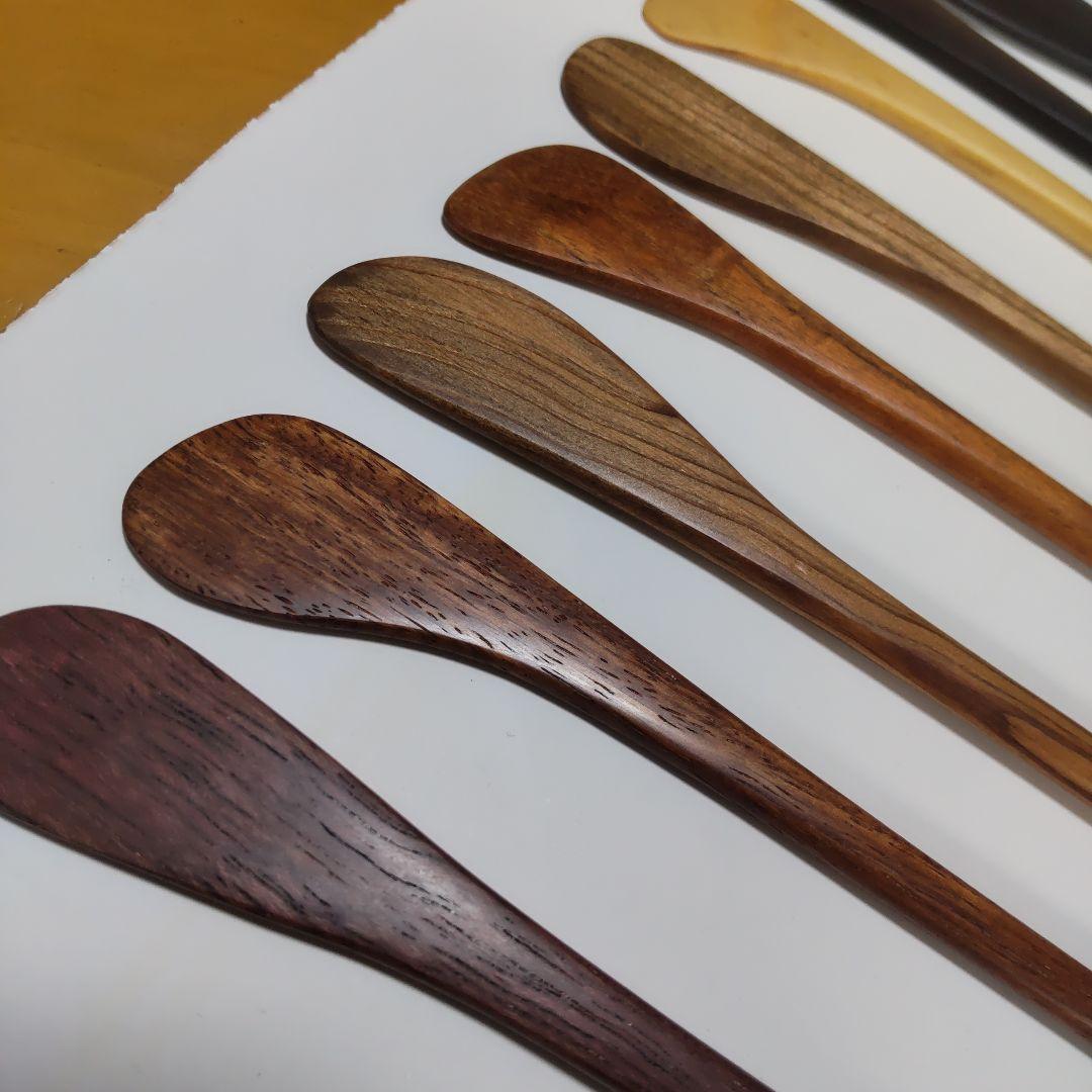 『＊零＊』銘木のバターナイフ&マドラー&デザートスティック等