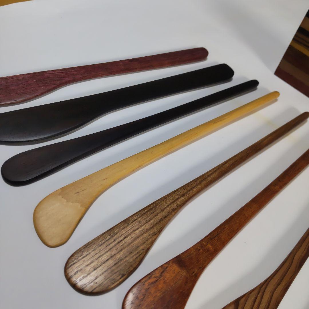 『＊零＊』銘木のバターナイフ&マドラー&デザートスティック等