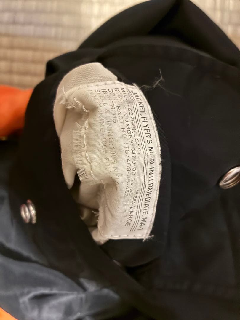 ALPHA 90s MA-1 フライトジャケット ブラック