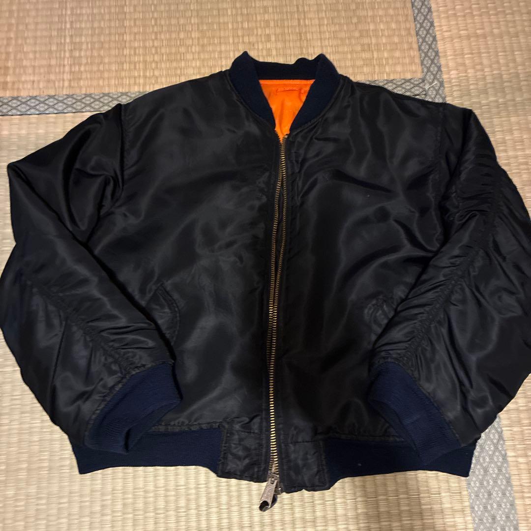 ALPHA 90s MA-1 フライトジャケット ブラック