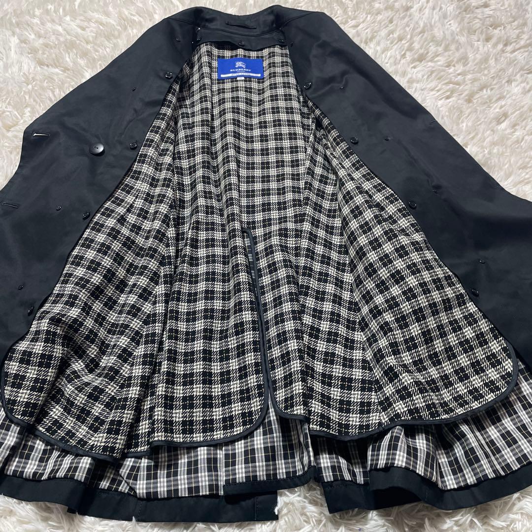 バーバリーブルーレーベル トレンチコート ライナー付き 黒