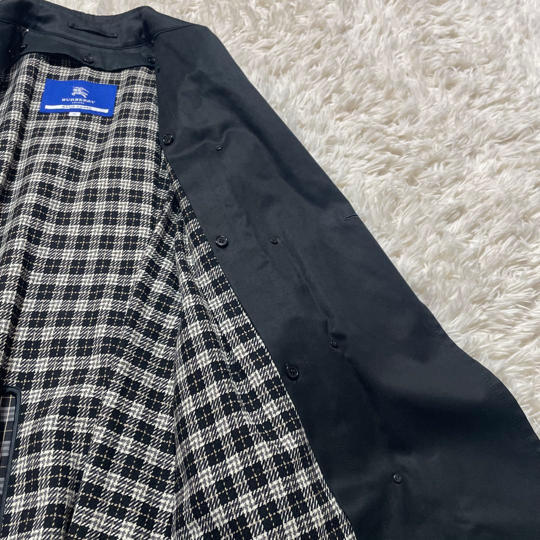 バーバリーブルーレーベル トレンチコート ライナー付き 黒