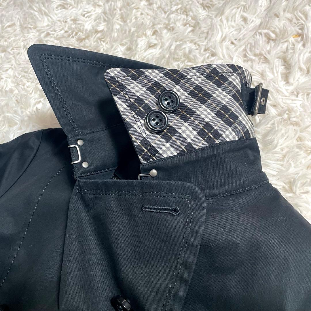 バーバリーブルーレーベル トレンチコート ライナー付き 黒