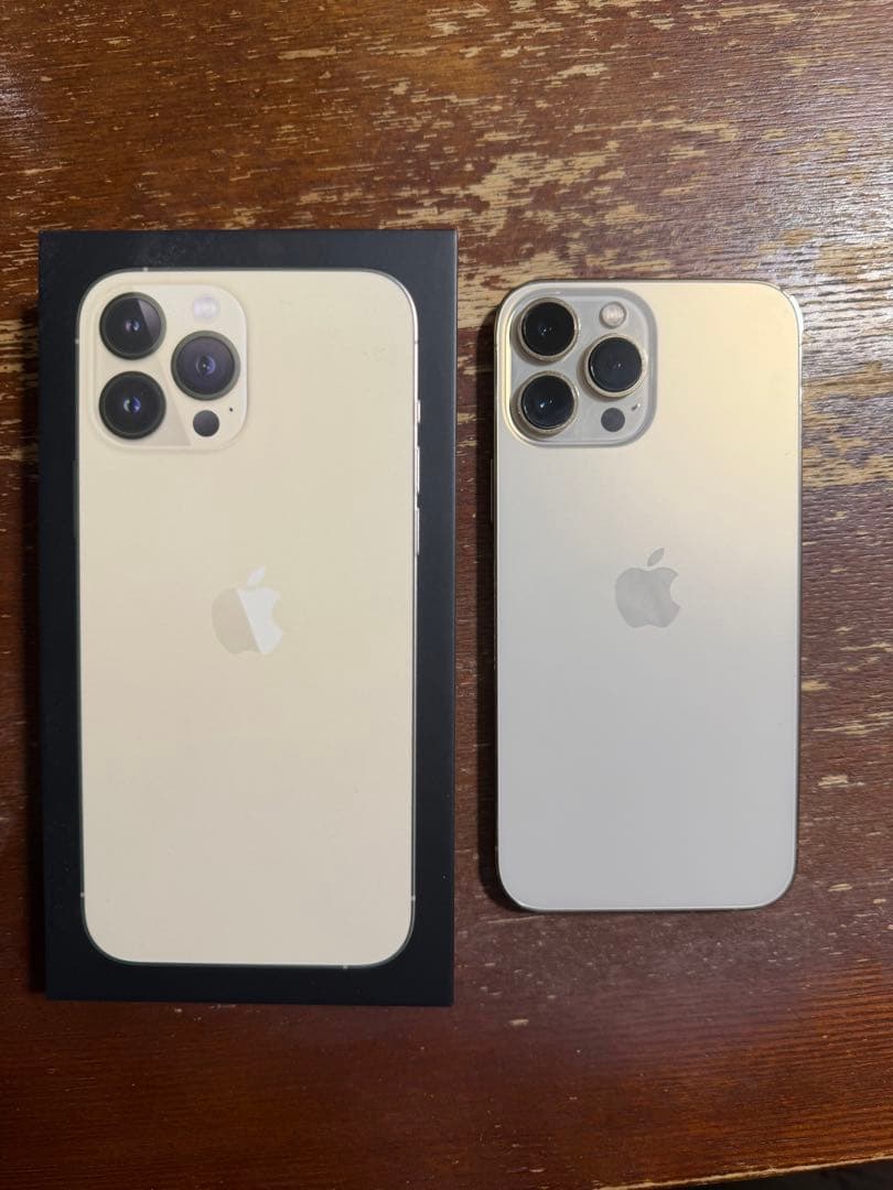 【画面割れSIMフリー】iPhone 13 Pro Max ゴールド 256GB