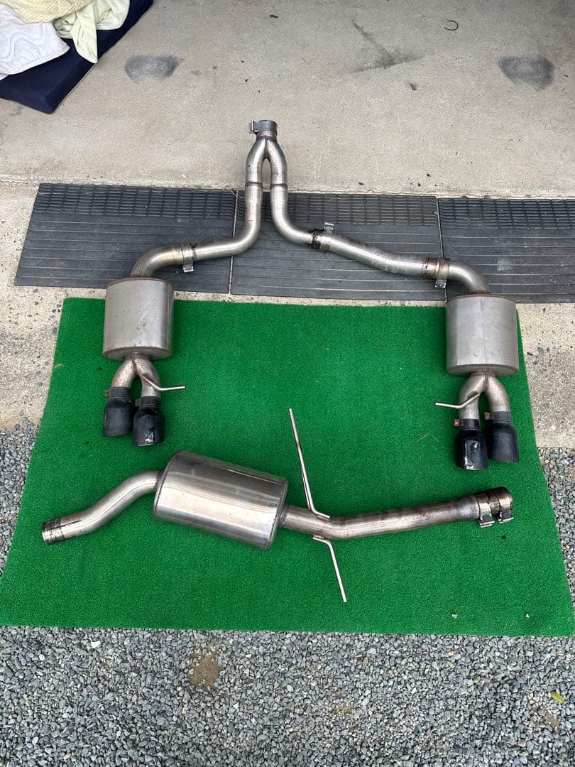 マサ　A4/アバント　エキゾーストマフラー　アウディ(8k、B8.5)
