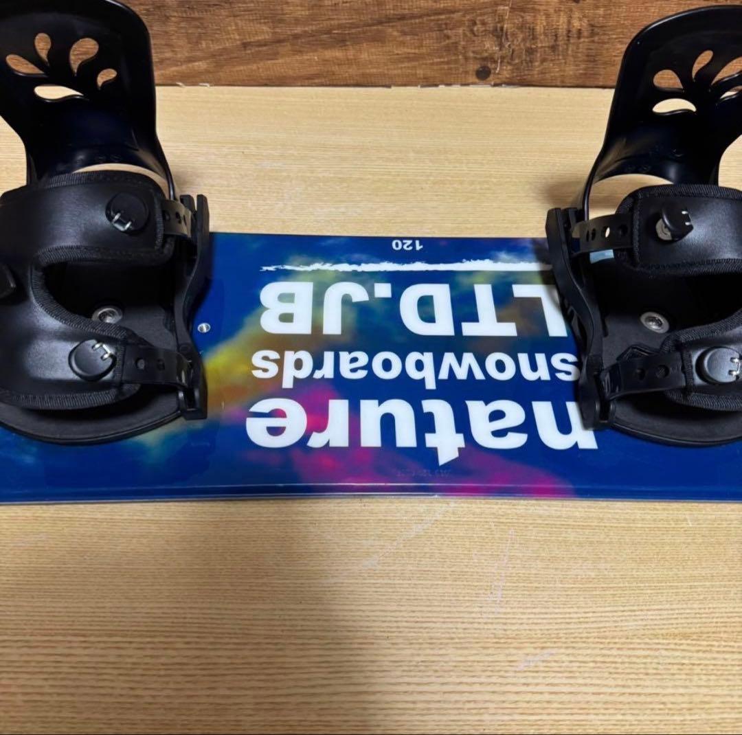 美品　nature ネイチャー スノーボード キッズ　ジュニア　3点 120cm