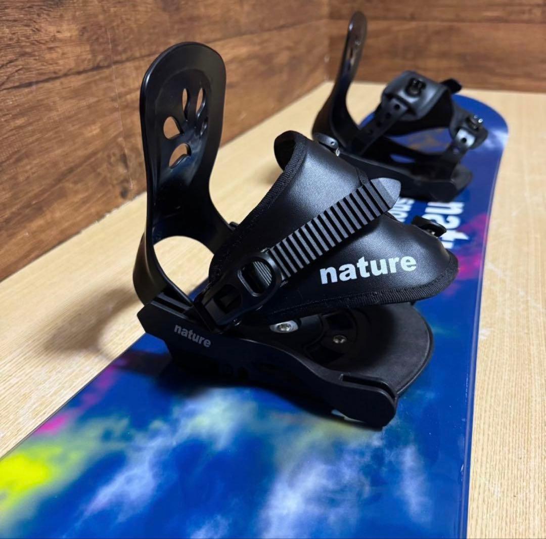 美品　nature ネイチャー スノーボード キッズ　ジュニア　3点 120cm