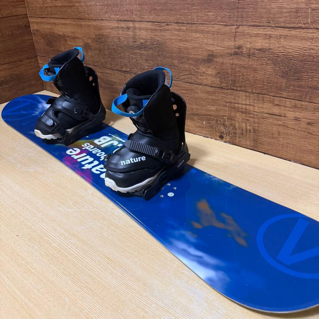 美品　nature ネイチャー スノーボード キッズ　ジュニア　3点 120cm