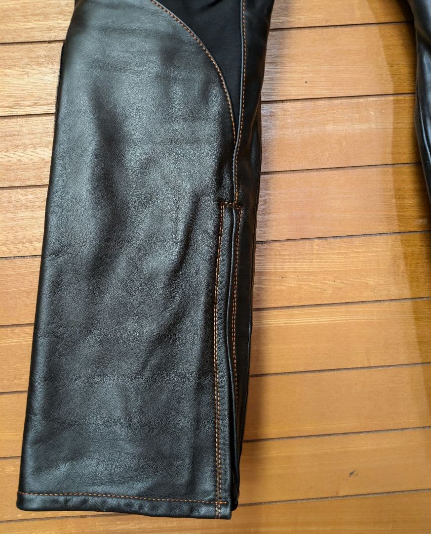 ヒョウドウ　レザーパンツ　MW