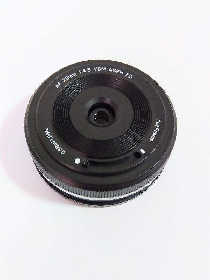 美品 VILTROX AF 28mm F4.5 パンケーキレンズ sonyE
