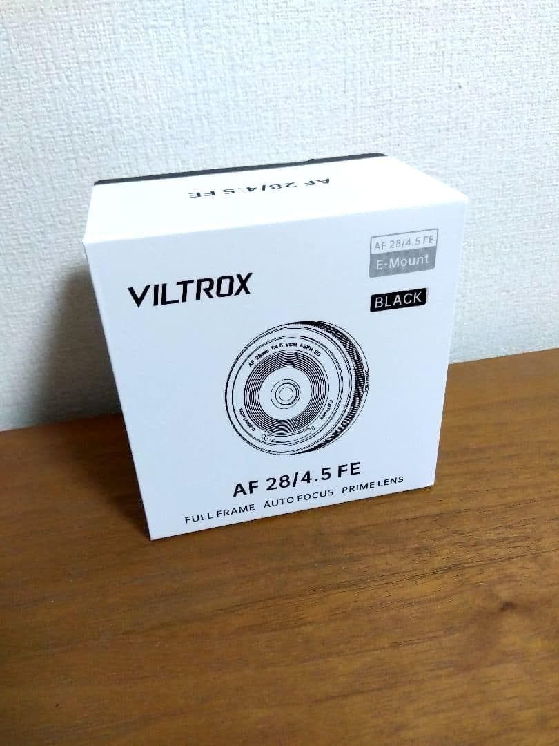 美品 VILTROX AF 28mm F4.5 パンケーキレンズ sonyE