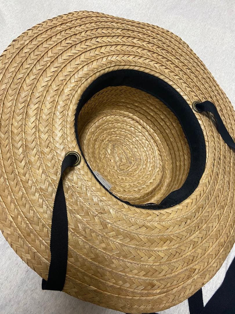 値下げ【La Maison de Lyllis】別注 ストローハット 麦わら帽子