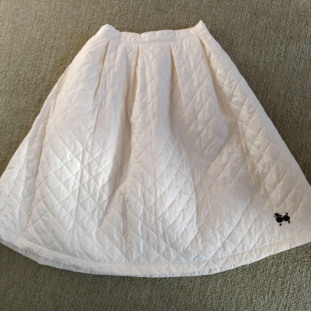 美品‼️【familiar】キルティングスカート160サイズ★