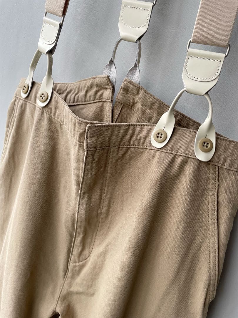 ほぼ未使用✨スピック＆スパン　24SS サスペンダー付きワーカーパンツ　36