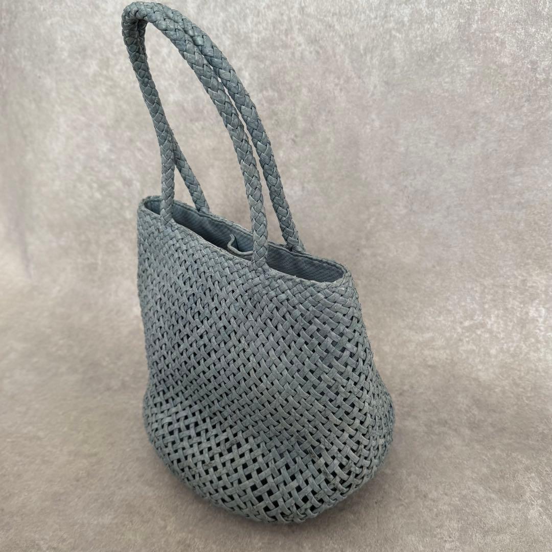 【定価3万】銀座ヨシノヤ パイソンレザー イントレチャートバッグ メッシュ 蛇革