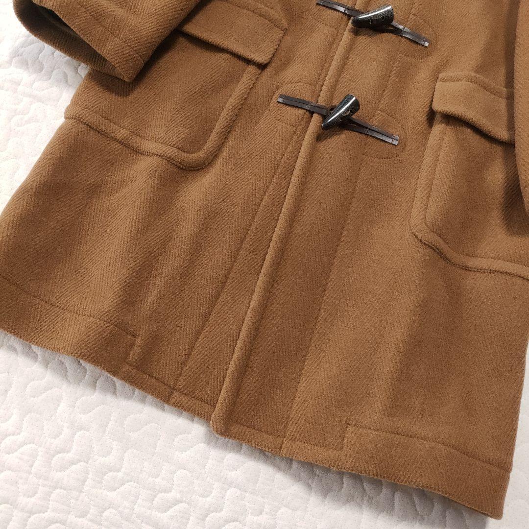 極美品✨マッキントッシュ　ロングダッフルコート　ヘリンボーン　キャメルブラウン