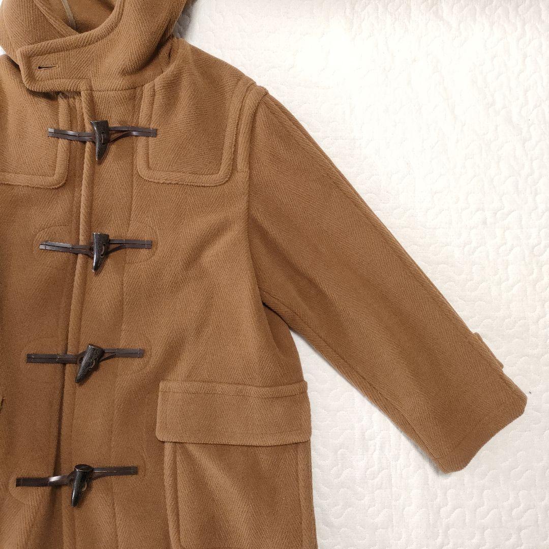 極美品✨マッキントッシュ　ロングダッフルコート　ヘリンボーン　キャメルブラウン