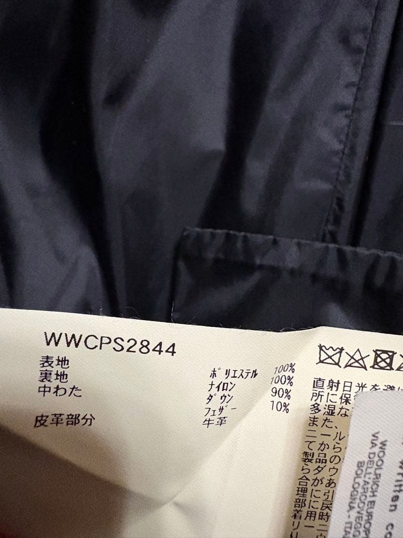 WOOLRICH フード付きダウンコート XS ブラック