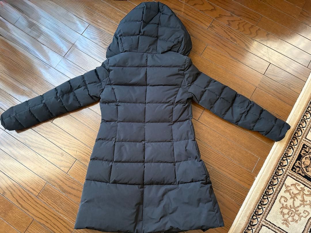 WOOLRICH フード付きダウンコート XS ブラック