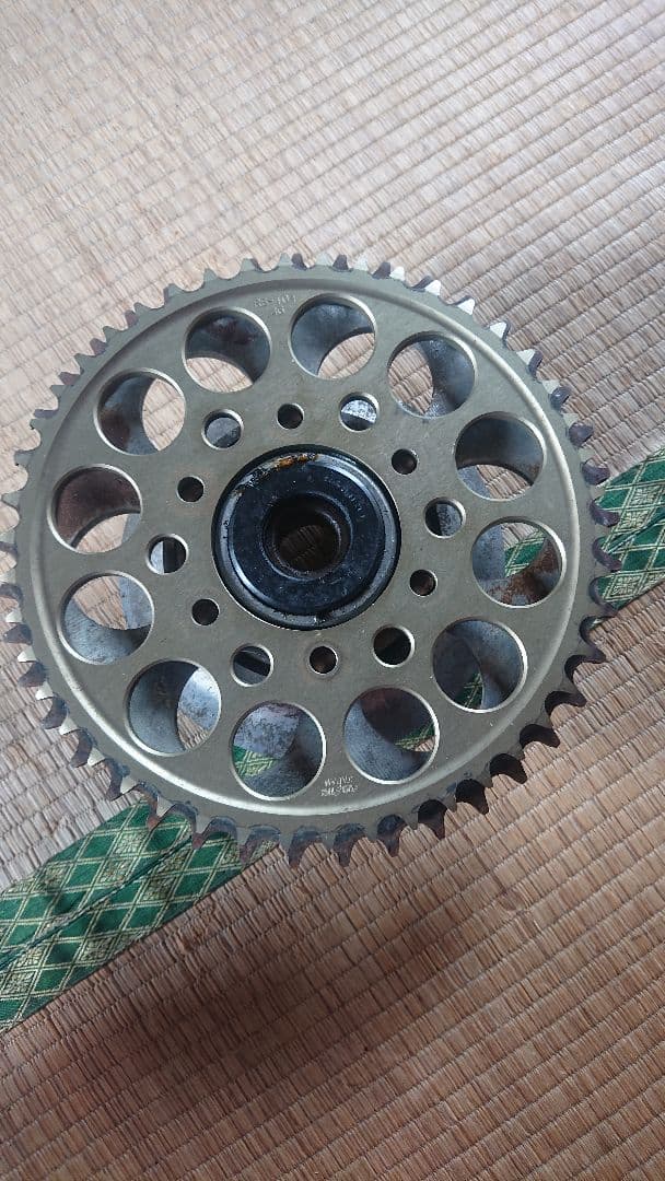 GS400 リア ディスク化に サンスタースプロケット スプロケタワー 当時