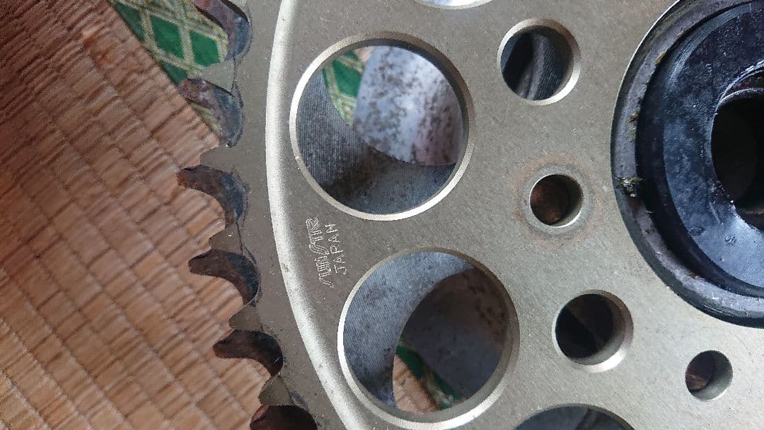 GS400 リア ディスク化に サンスタースプロケット スプロケタワー 当時