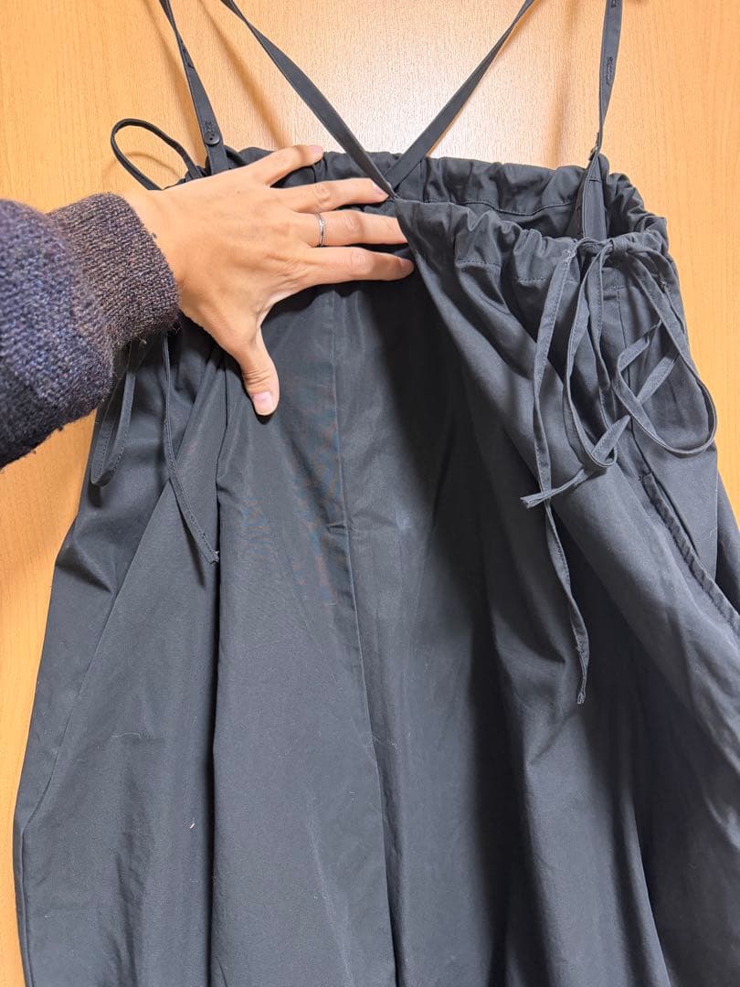 fofofofa KINCHAKU salopette / black フリー