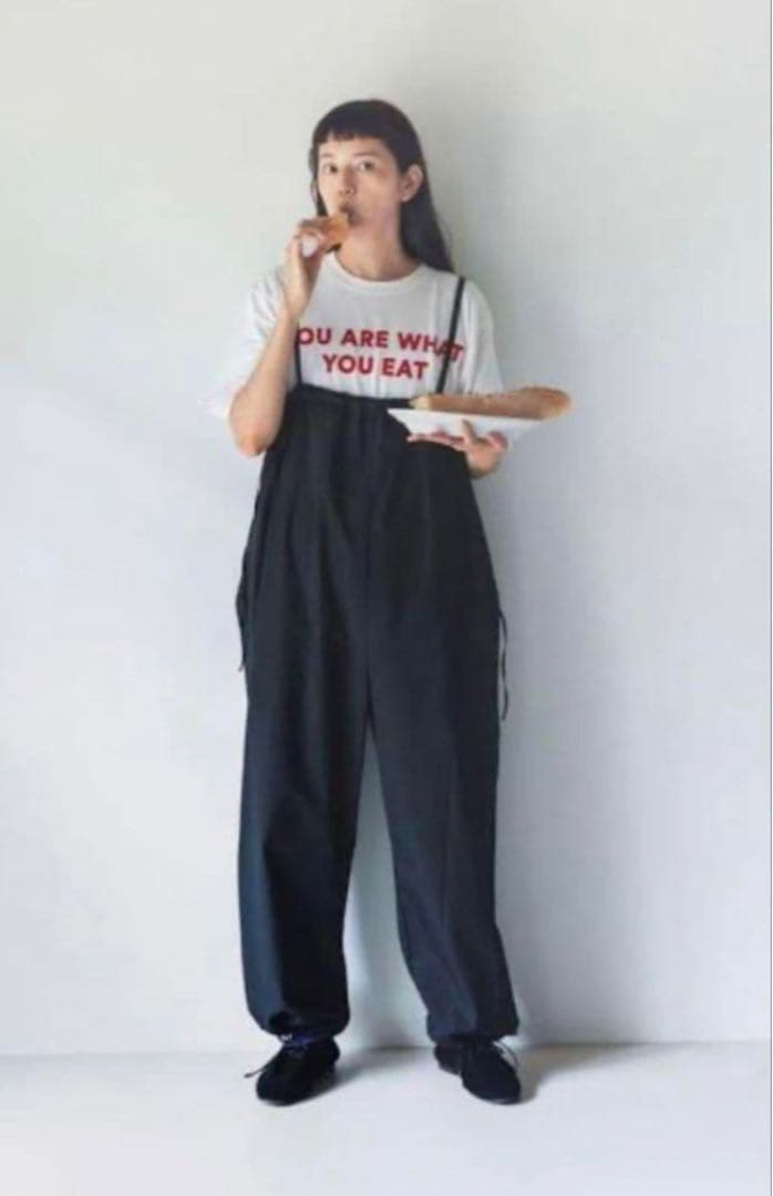 fofofofa KINCHAKU salopette / black フリー