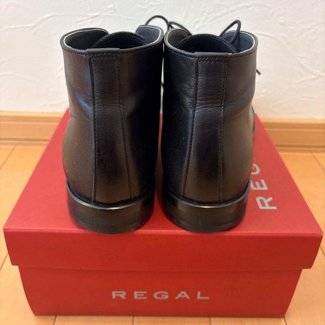 [美品]REGAL　メンズGORE-TEX　チャッカーブーツ(ブラック)