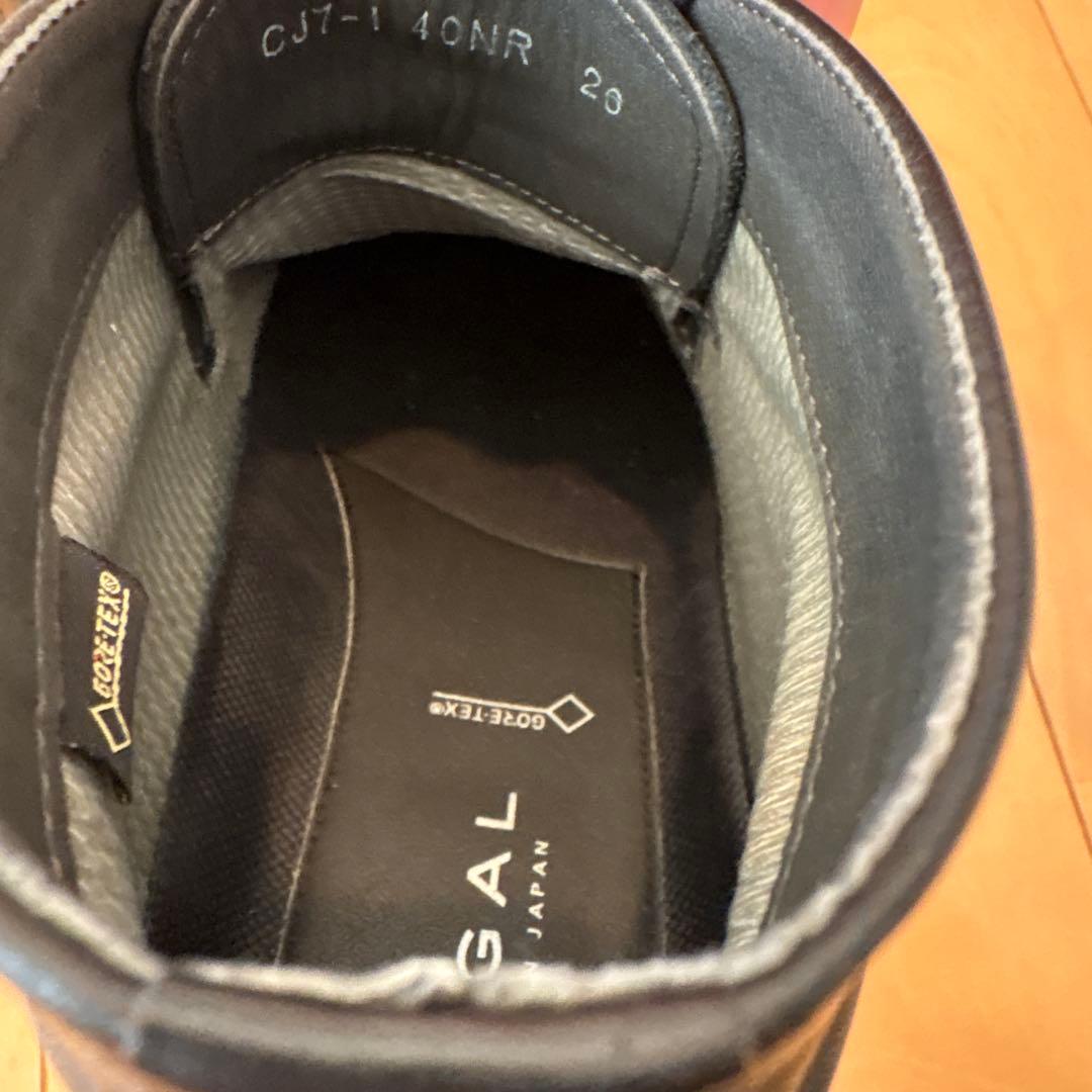 [美品]REGAL　メンズGORE-TEX　チャッカーブーツ(ブラック)