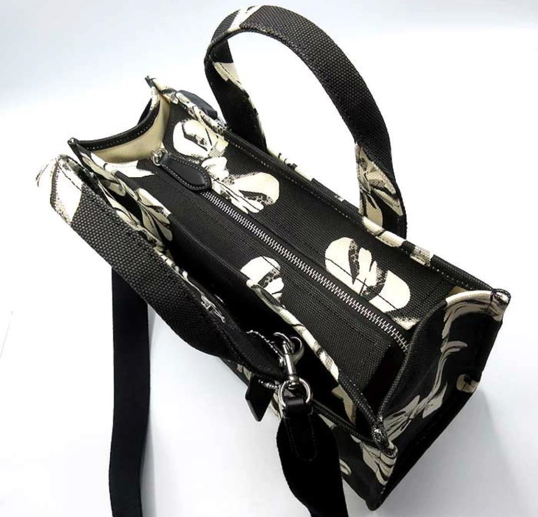 Y*U様 COACH CARGO リボンプリント 刺繍ロゴ トート 2WAY 斜