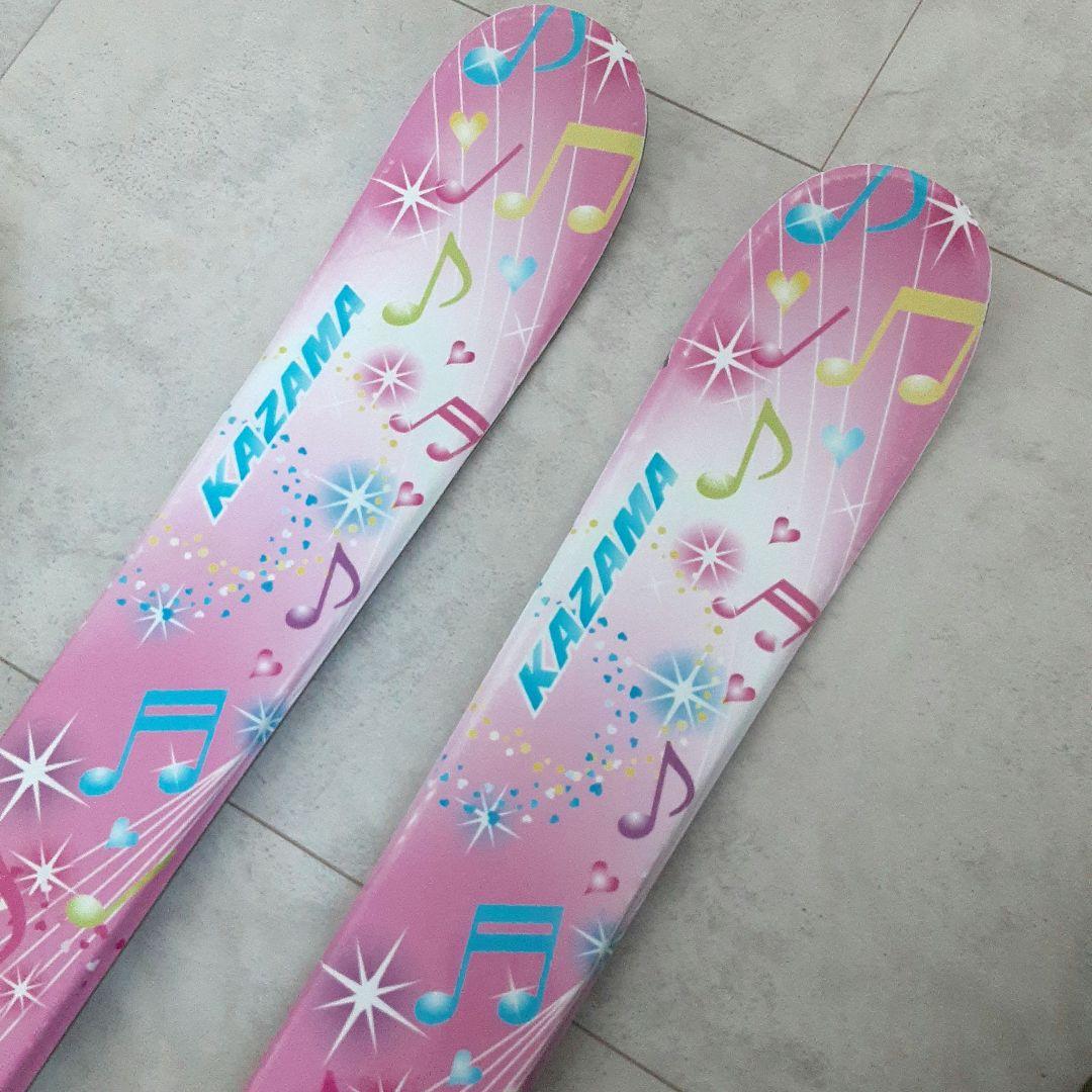 KAZAMA ジュニア スキー4点セット116cm スキーブーツ20cm 女の子