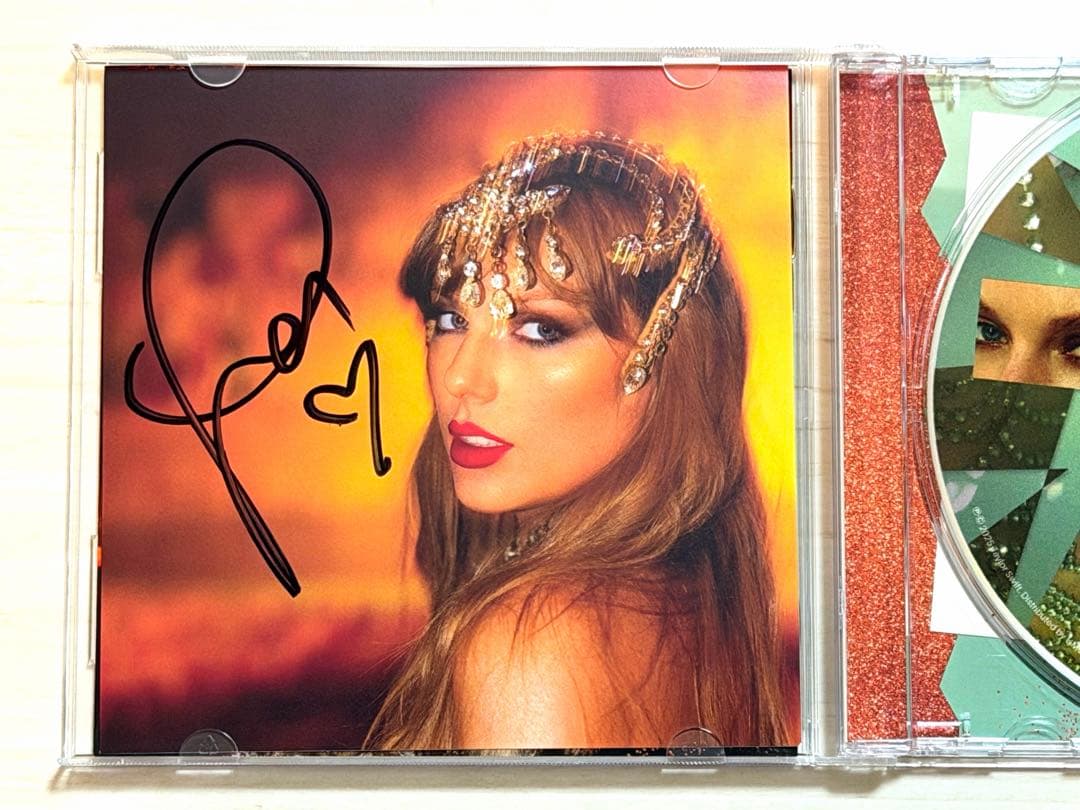直筆サイン入り Taylor Swift TLOAS 新品 CDアルバム 輸入盤