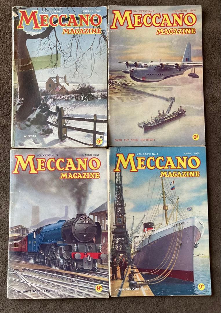 MECCANO MAGAZINE 1951 12冊セット