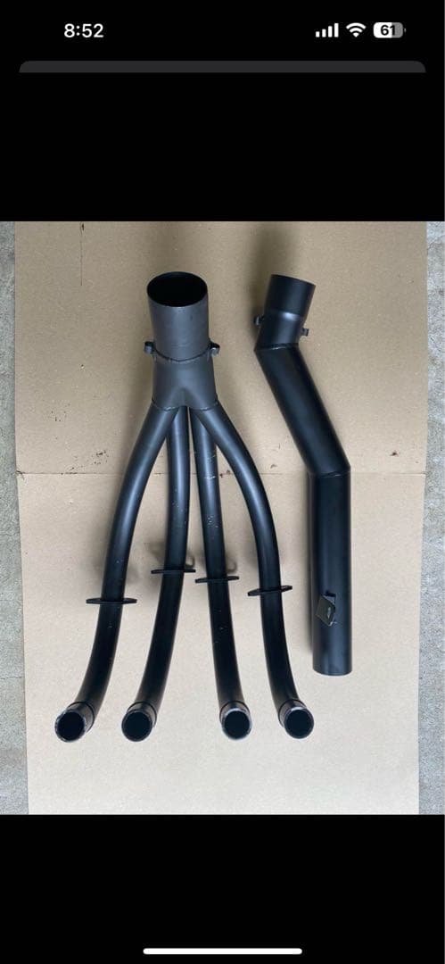 ショート管マフラー　ゼファー750用